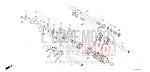 GEARSHIFT DRUM (2) CRF1100D3S de 2025